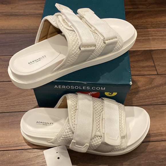 AÉROSOLES Aware Women’s Vegan Tara White Mesh - Picture 4 of 9